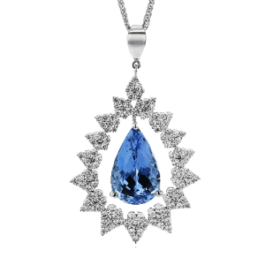 Color Pendant in 18k Gold with Diamonds