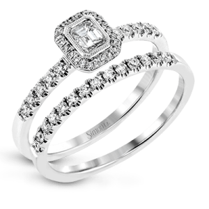 Wedding Set in 18k Gold with Diamonds