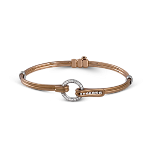 Gent Bracelet in 18k Gold with Diamonds