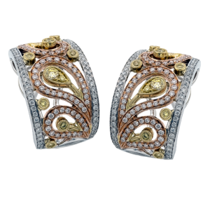 Earring in 18k Gold with Diamonds