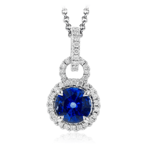 Color Pendant in 18k Gold with Diamonds