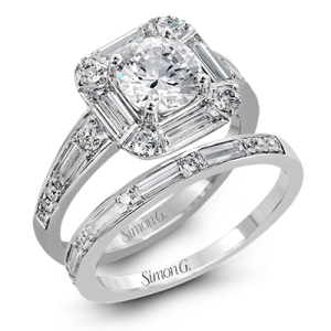Wedding Set in 18k Gold with Diamonds