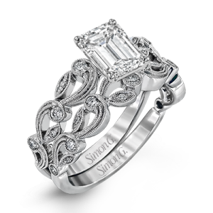 Wedding Set in 18k Gold with Diamonds