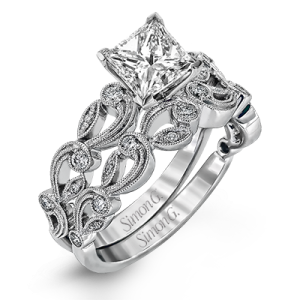 Wedding Set in 18k Gold with Diamonds