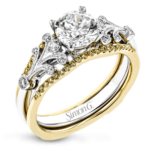 Wedding Set in 18k Gold with Diamonds