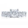 Princess Solitaire Engagement Ring - Image 3