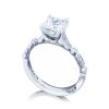 Princess Solitaire Engagement Ring - Image 4