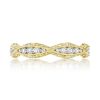 Twist with Diamond Accent Wedding Band