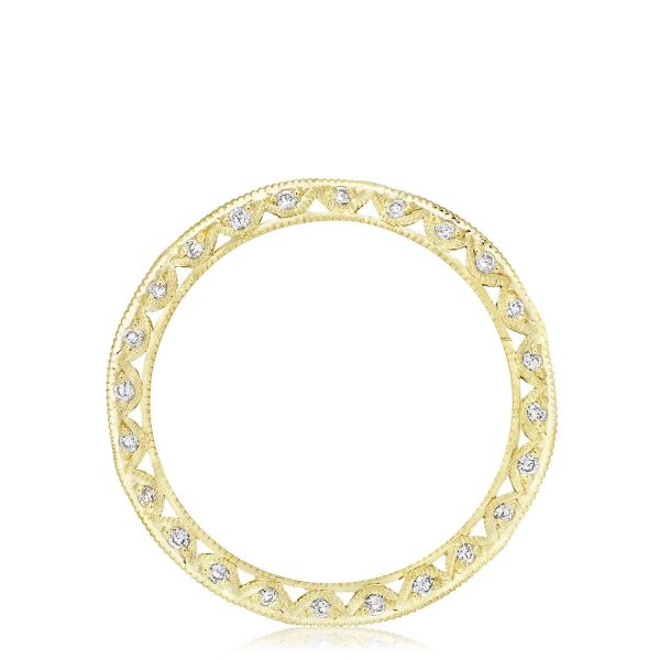 Twist with Diamond Accent Wedding Band - Image 2
