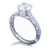 Round Solitaire Engagement Ring - Image 4