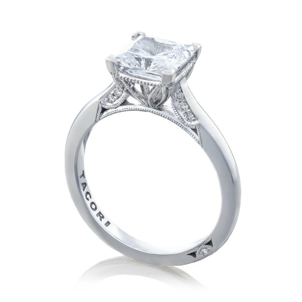 Princess Solitaire Engagement Ring - Image 4
