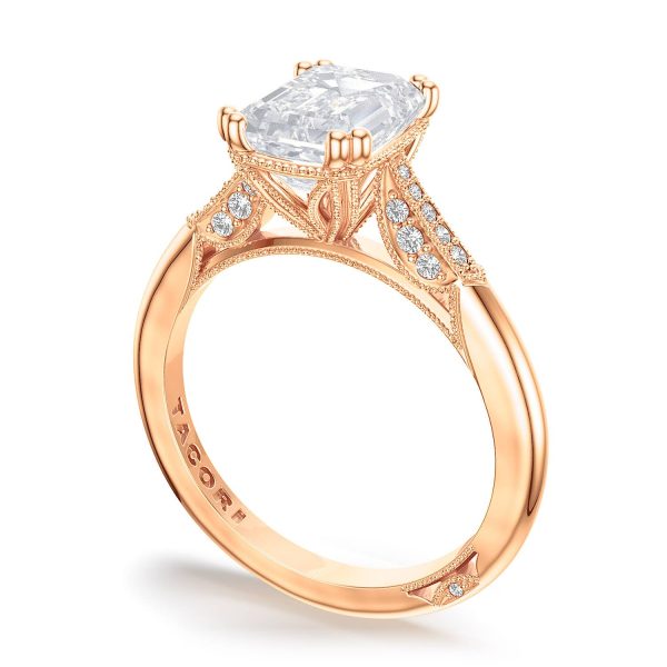 Emerald Solitaire Engagement Ring - Image 3