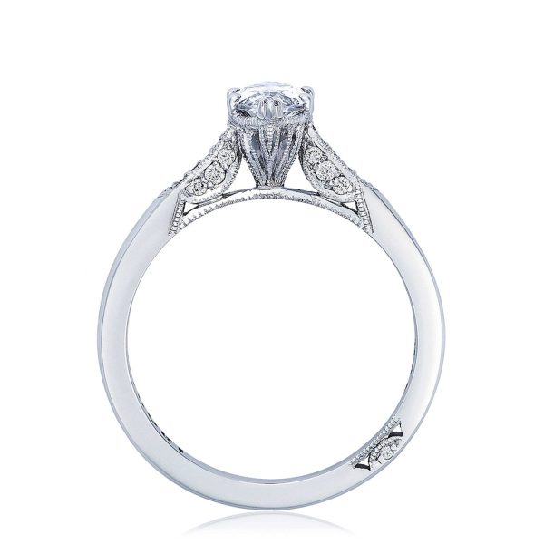 Marquise Solitaire Engagement Ring - Image 2