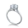 Round Solitaire Engagement Ring - Image 4