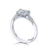 Emerald Solitaire Engagement Ring - Image 4