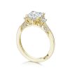 Princess 3-Stone Engagement Ring - Image 4
