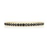 String of Black Diamonds Ring