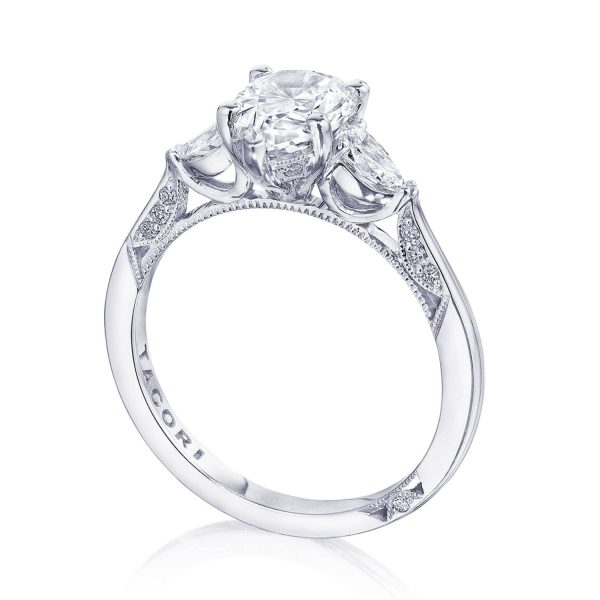 Pear 3-Stone Engagement Ring - Image 2