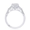 Round 3-Stone Engagement Ring - Image 2