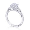 Round 3-Stone Engagement Ring - Image 3