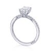 Emerald Solitaire Engagement Ring - Image 2