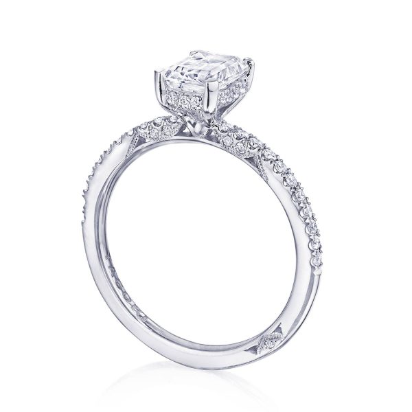 Emerald Solitaire Engagement Ring - Image 2