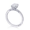Oval Solitaire Engagement Ring - Image 3