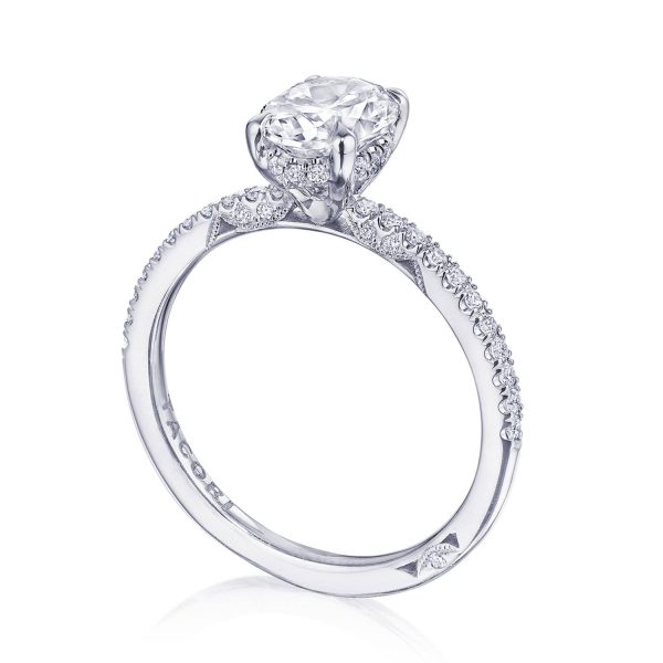 Oval Solitaire Engagement Ring - Image 3
