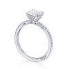Princess Solitaire Engagement Ring - Image 2