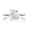 Emerald Solitaire Engagement Ring