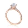 Oval Solitaire Engagement Ring - Image 3