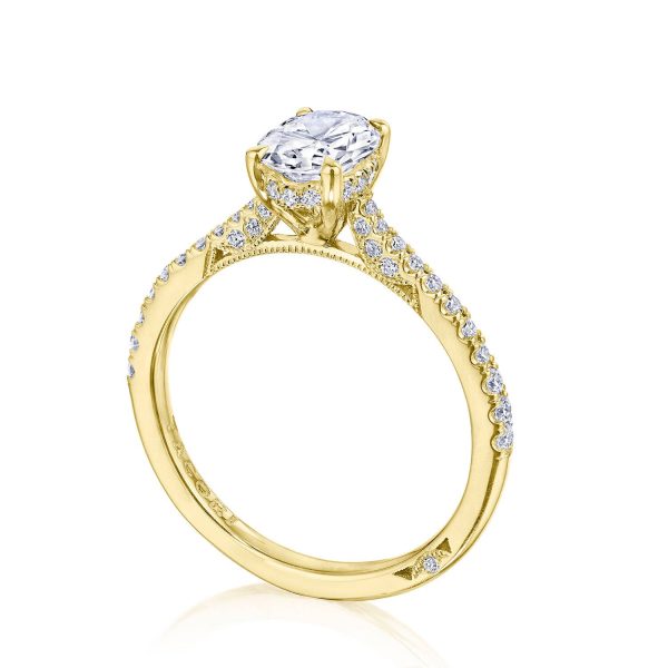 Oval Solitaire Engagement Ring - Image 3