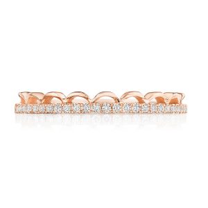 Crescent Crown Ring with Diamond