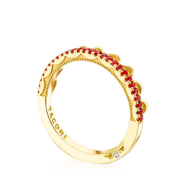 Crescent Crown Ring with Ruby - Image 3