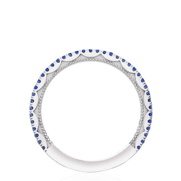 Crescent Crown Ring with Sapphire - Image 2