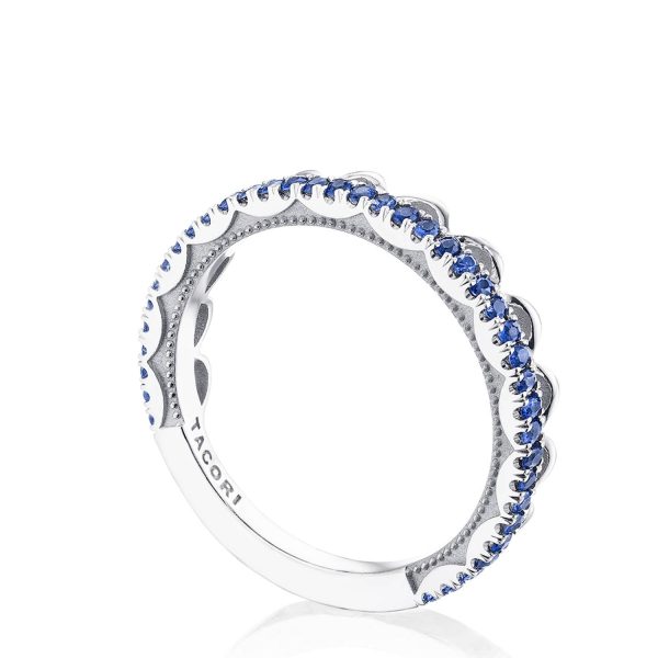 Crescent Crown Ring with Sapphire - Image 3