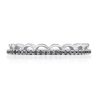Crescent Crown Ring with Black Diamond