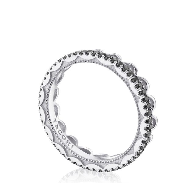Crescent Crown Ring with Black Diamond - Image 3