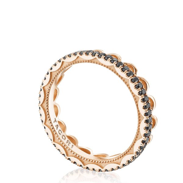 Crescent Crown Ring with Black Diamond - Image 3