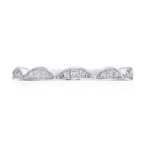 Crescent Crown Ring with Diamond