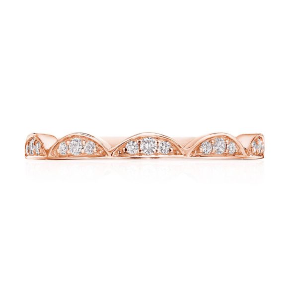 Crescent Crown Ring with Diamond
