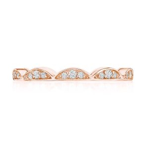 Crescent Crown Ring with Diamond