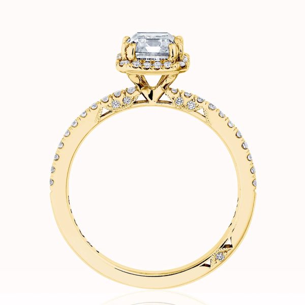 Emerald Bloom Engagement Ring - Image 2