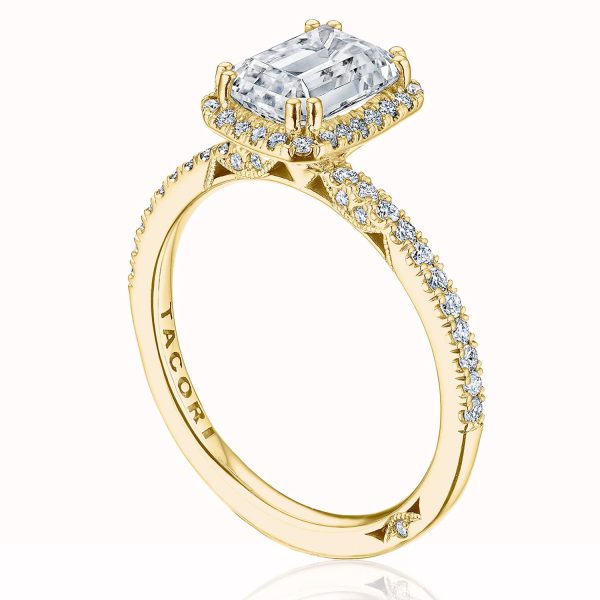 Emerald Bloom Engagement Ring - Image 3