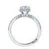 Princess with Cushion Bloom Engagement Ring - Image 2