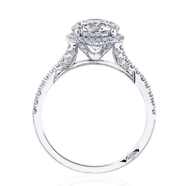 Round with Cushion Bloom Engagement Ring - Image 2