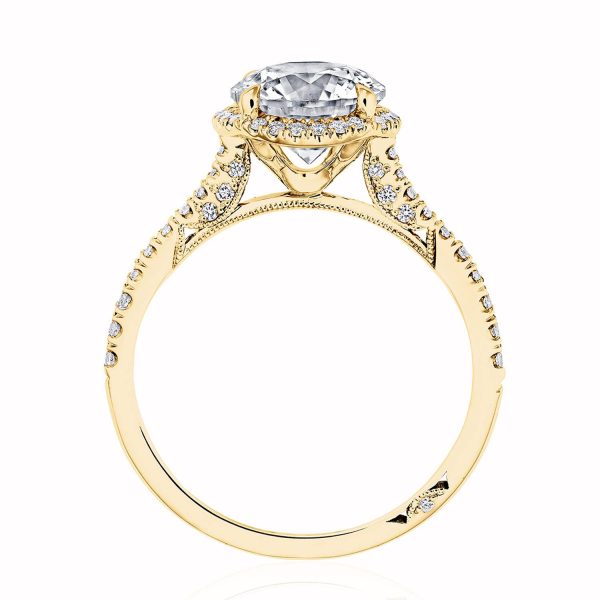 Round with Cushion Bloom Engagement Ring - Image 2