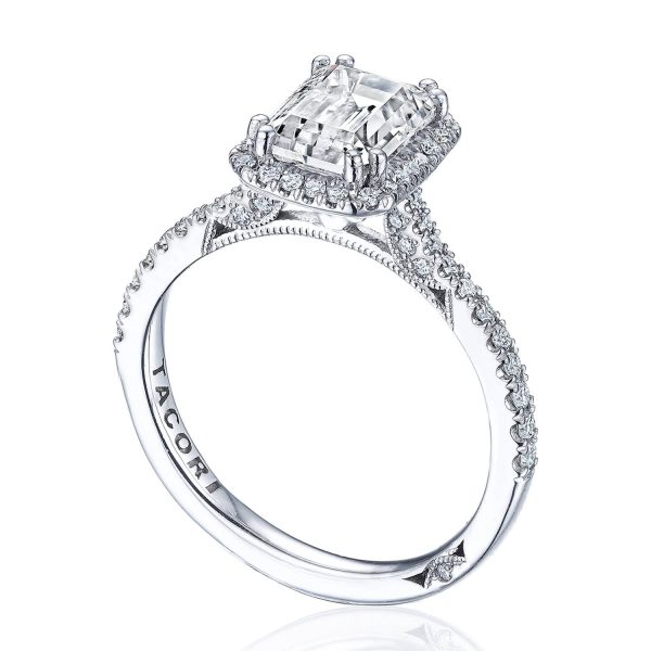Emerald Bloom Engagement Ring - Image 3
