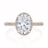 Oval Bloom Engagement Ring