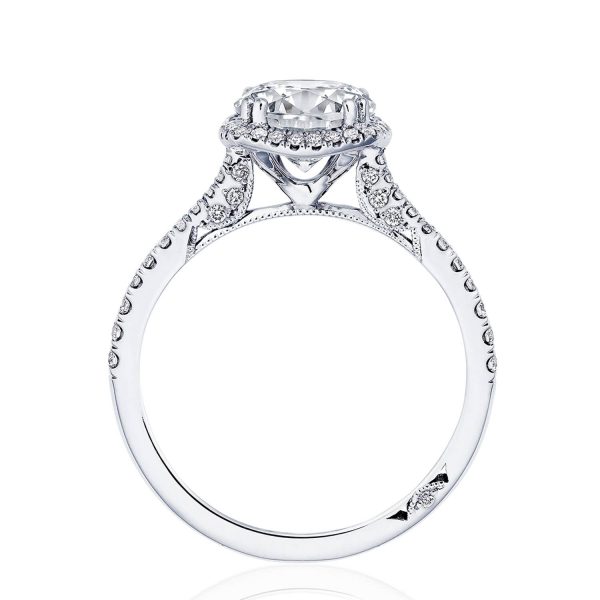 Princess with Cushion Bloom Engagement Ring - Image 2